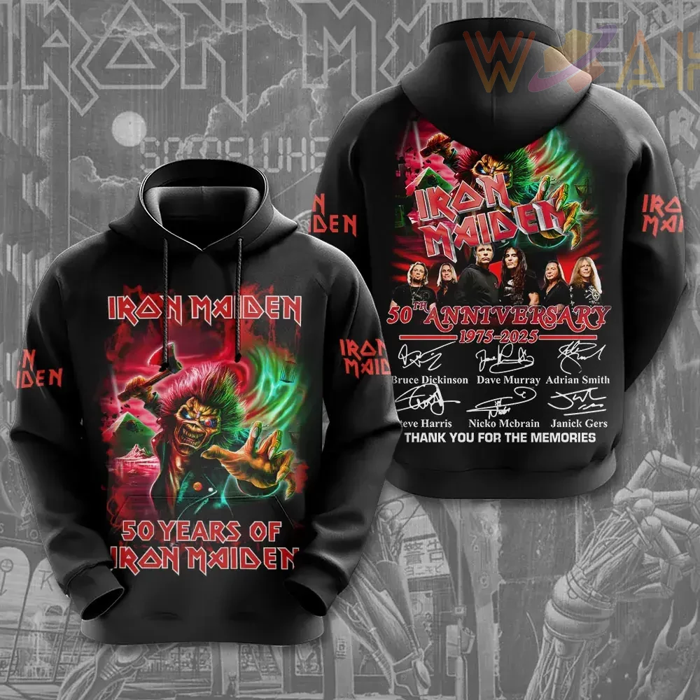 Best sellers Iron Maiden 50th Anniversary Hoodie 06