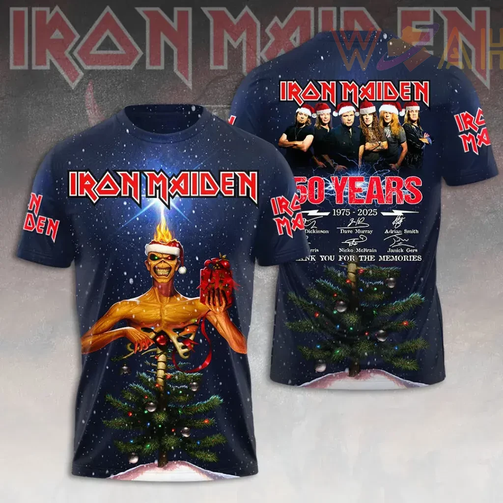 Best sellers Iron Maiden 50th Anniversary T shirt 06