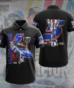 Best sellers Kyle Larson polo shirt 03