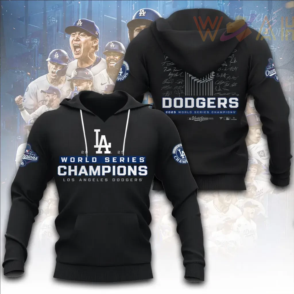 Best sellers Los Angeles Dodgers World Series Hoodie 01