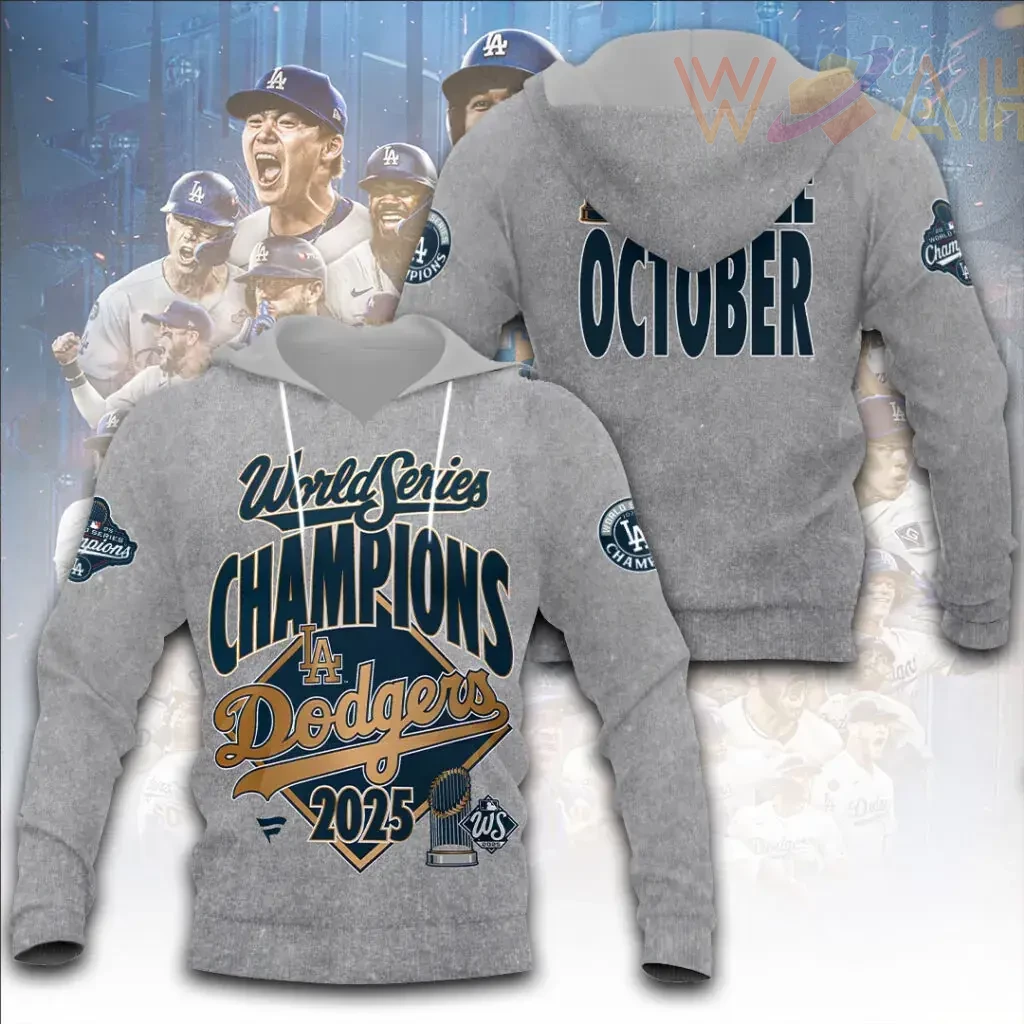 Best sellers Los Angeles Dodgers World Series Hoodie 05