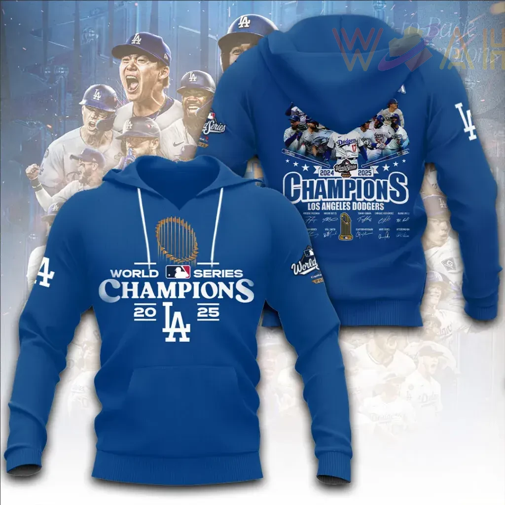 Best sellers Los Angeles Dodgers World Series Hoodie 06