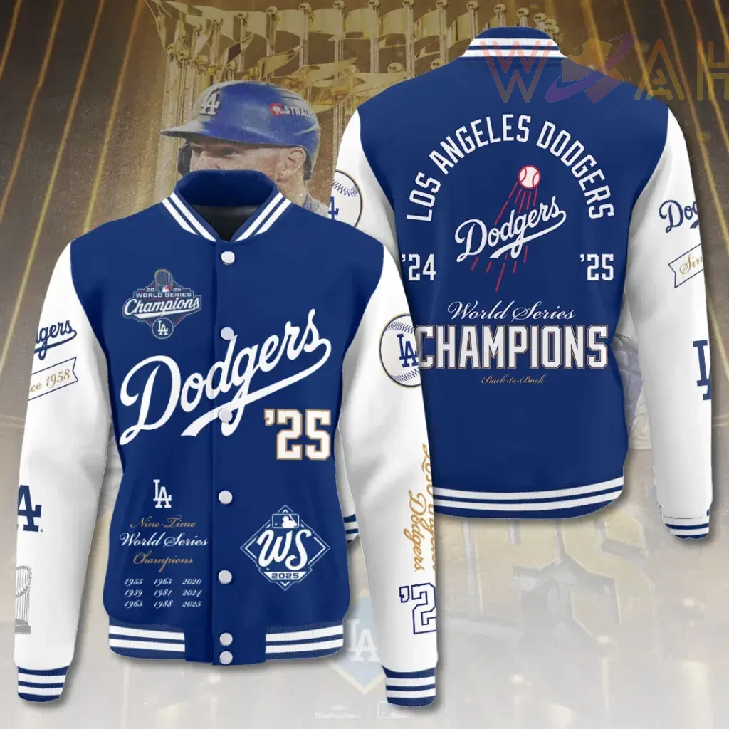 Best sellers Los Angeles Dodgers varsity jacket 03