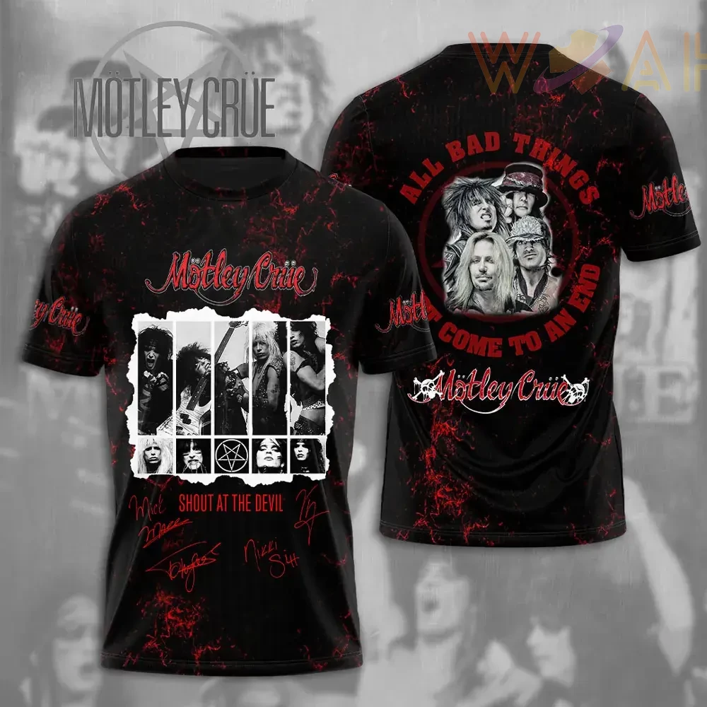 Best sellers Motley Crue T shirt 02