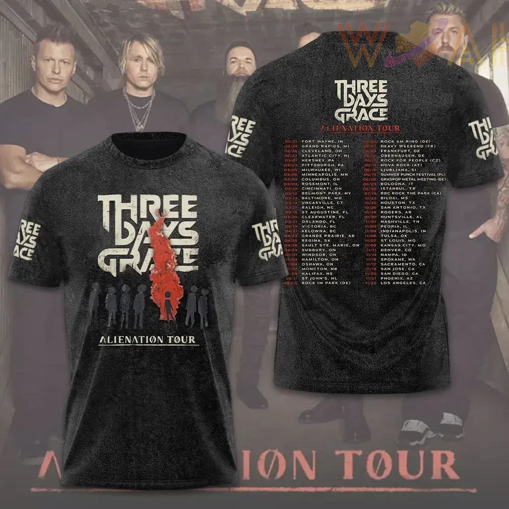 Three Days Grace T shirt 02