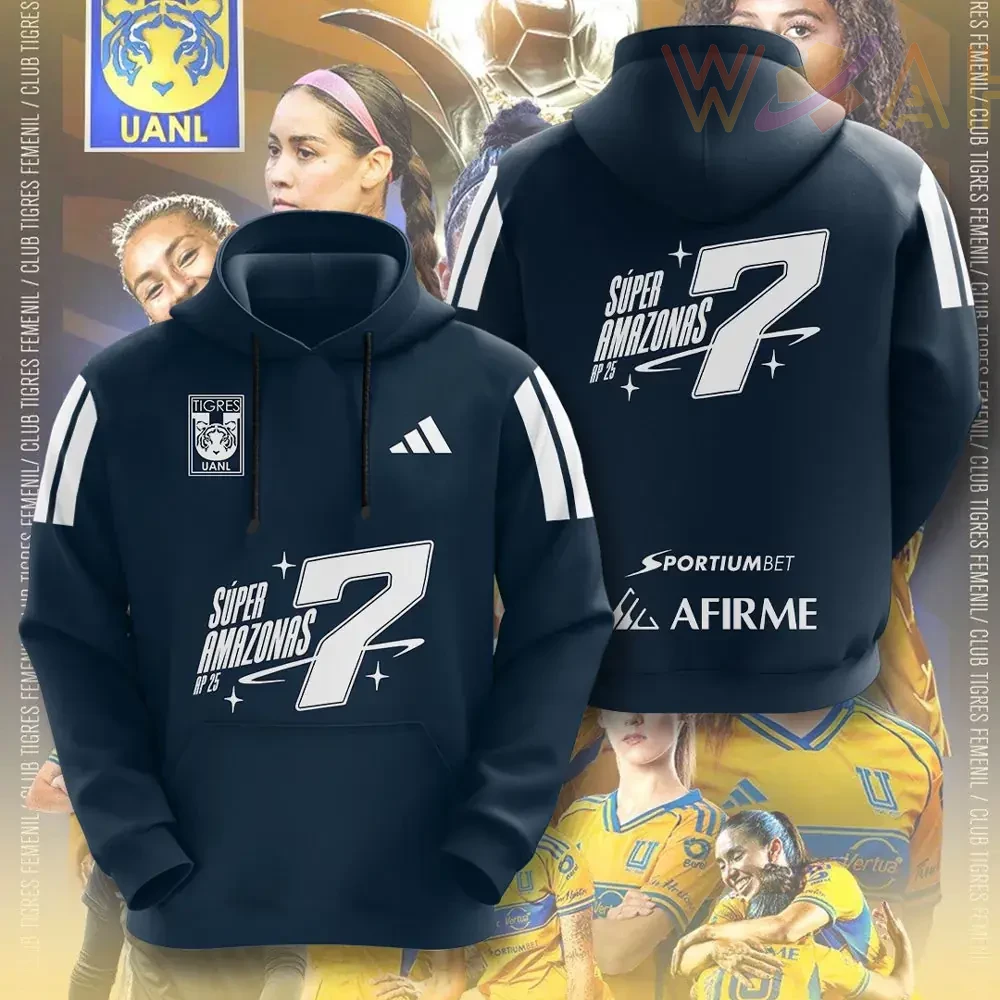 Tigres Femenil Hoodie 01
