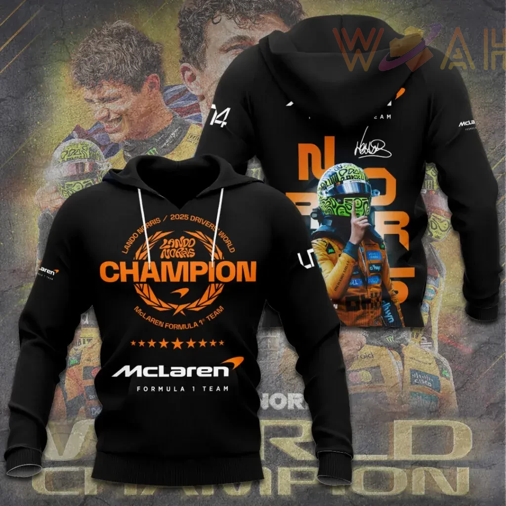 Lando Norris World Champions Hoodies