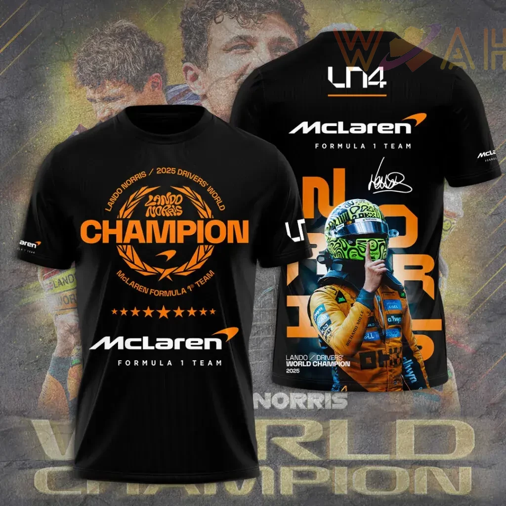 Lando Norris World Champions T Shirts