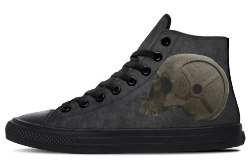 20 kg skull high top canvas shoes