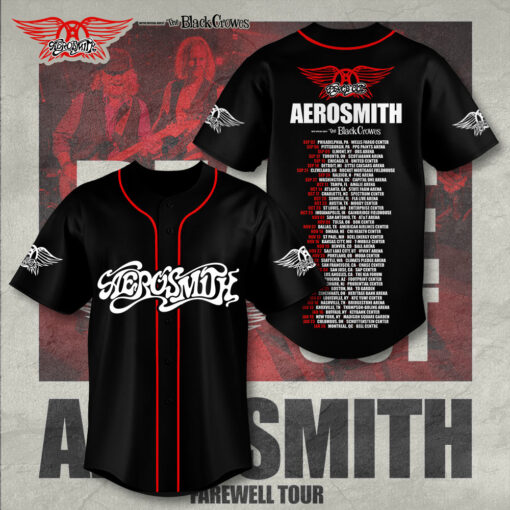 Aerosmith baseball jersey WOAHTEE22923S5