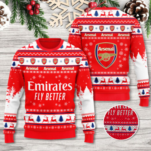 Arsenal Football Club Ugly Sweater WOAHTEE14923S4