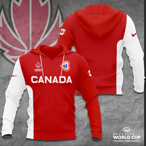 Canada Mens National Basketball Team Hoodie WOAHTEE13923S5