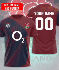 Personalized England X Rugby World Cup T shirt WOAHTEE13923S1