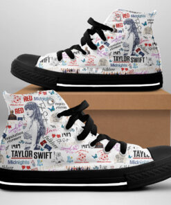 Taylor Swift High Top Canvas Shoe WOAHTEE08923S1 Design 2