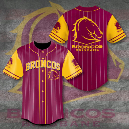 Brisbane Broncos baseball jersey WOAHTEE031023S1