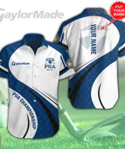 Personalized TaylorMade x PGA Championship short sleeve dress shirt WOAHTEE161023S2