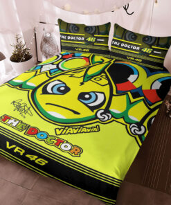 Valentino Rossi VR46 luxury bedding set WOAHTEE231023S1