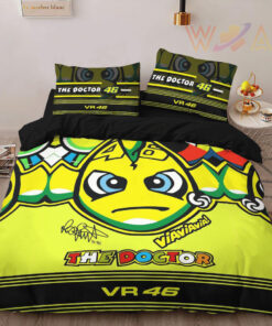 Valentino Rossi VR46 luxury bedding set WOAHTEE231023S1
