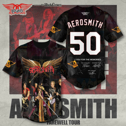 Aerosmith baseball jersey WOAHTEE161123S2