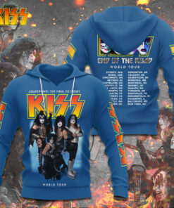 Kiss Band End of the Road World Tour Hoodie WOAHTEE211123S4