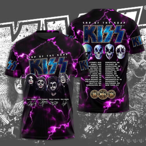 Kiss Band T shirt WOAHTEE231123S1
