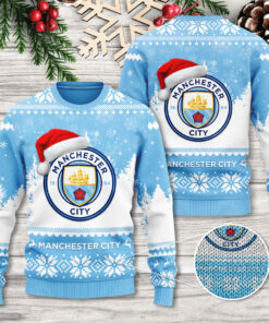 Manchester City Ugly Christmas Sweater WOAHTEE251123S1