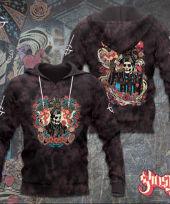 Ghost Band Abstract Hoodie WOAHTEE011223S4