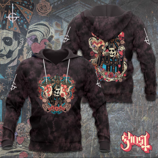 Ghost Band Abstract Hoodie WOAHTEE011223S4