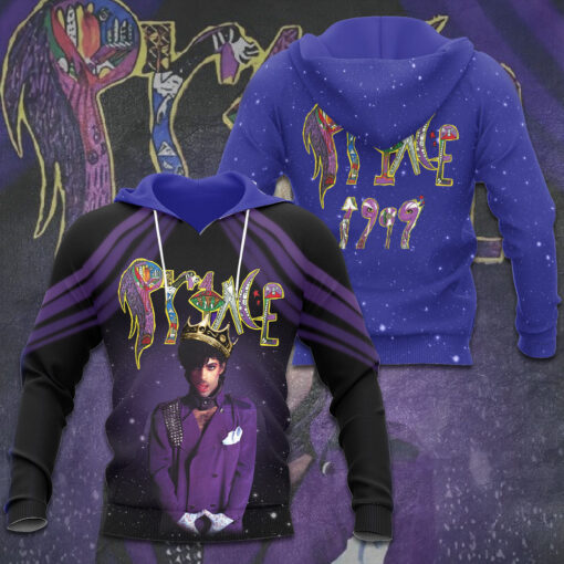 Prince 3D Purple Blue Hoodie WOAHTEE1223S