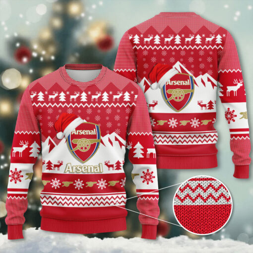 Arsenal Ugly Christmas Sweater WOAHTEE0124H