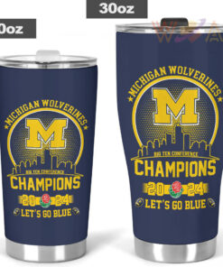 Michigan Wolverines Football Tumbler Cup WOAHTEE0124ZL size