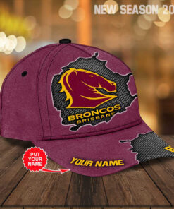 Personalized Brisbane Broncos Caps WOAHTEE0124XD