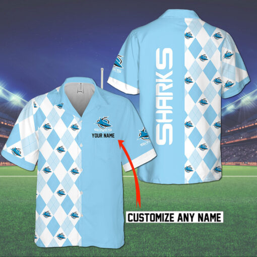 Personalized Cronulla Sutherland Sharks Hawaiian Shirt OVS0124J