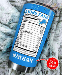 Personalized Detroit Lions Tumbler Cup WOAHTEE0124SL