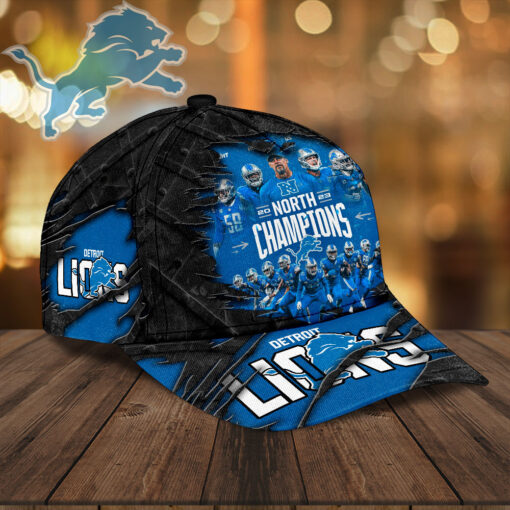 Detroit Lions North Champions Hat NFL Caps WOAHTEE0224C
