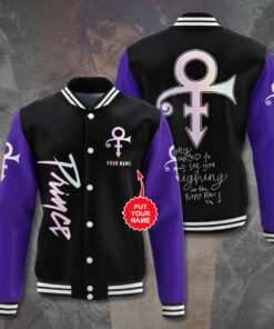 Personalized Prince varsity jacket WOAHTEE0224SP