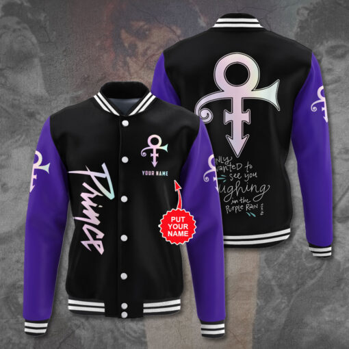 Personalized Prince varsity jacket WOAHTEE0224SP