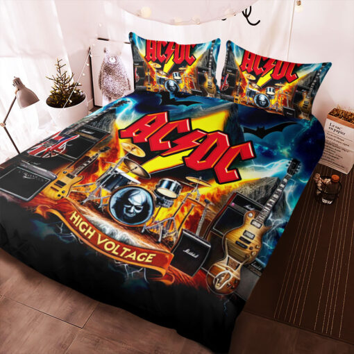 ACDC bedding set duvet cover pillow shams WOAHTEE0324SZ IMAGE