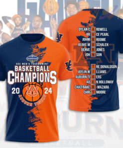 Auburn Tigers Mens Basketball T shirt WOAHTEE0324XC