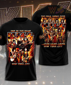 Kiss Band Black T shirt WOAHTEE0324SV