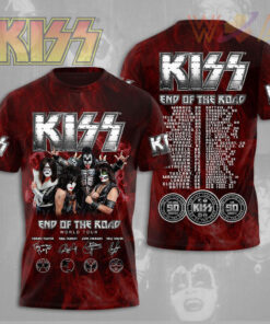 Kiss Band End of the Road World Tour T shirt WOAHTEE0324V