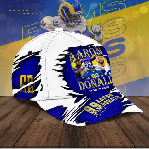 Aaron Donald X Los Angeles Rams Cap NFL Hats WOAHTEE0424ZQ R