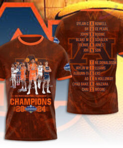 Auburn Tigers Mens Basketball T shirt WOAHTEE0424N