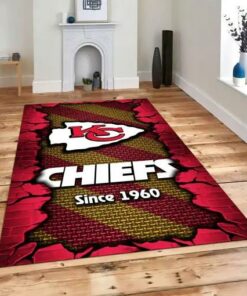 Kansas City Chiefs Rectangular Rug WOAHTEE0424ZG