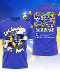 Los Angeles Rams x Aaron Donald T shirt WOAHTEE0424ZN
