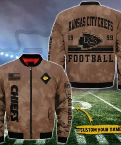 Personalized Kansas City Chiefs Bomber Jacket WOAHTEE0424ZH