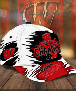 Wisconsin Badgers Mens Basketball Hat NBA Caps WOAHTEE0424U L