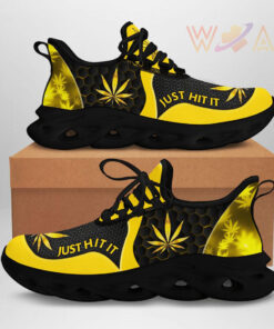 Just Hit It yellow sneakers WOAHTEE0524ZT Design 01