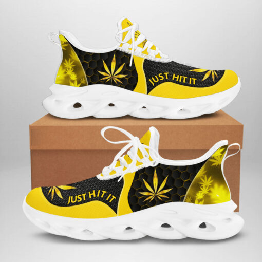 Just Hit It yellow sneakers WOAHTEE0524ZT Design 02