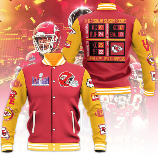 Kansas City Chiefs Super Bowl varsity jacket WOAHTEE0524ZD